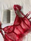 underwear  sexy  set  sensuel  red  new lingerie  lingerie  glamour  chic  bralette
